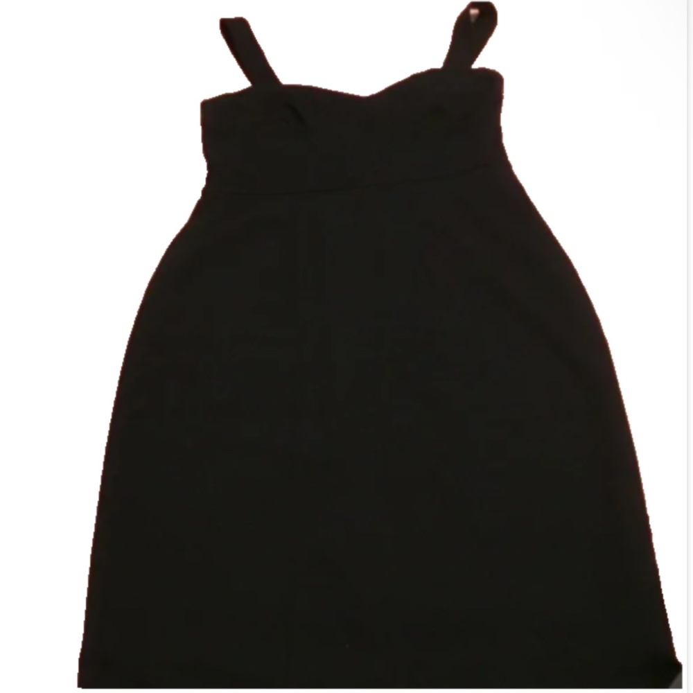 Banana Republic Black Dress Size 4 Midi Spring Summer Formal